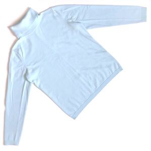 Talbots Light Blue Turtleneck Sweater SP Small Petite PS